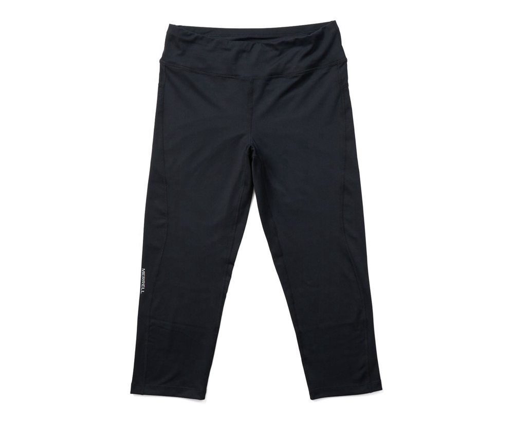 Merrell Pants Black - Entrada Comp Capri - Womens 19ZDKCJYI